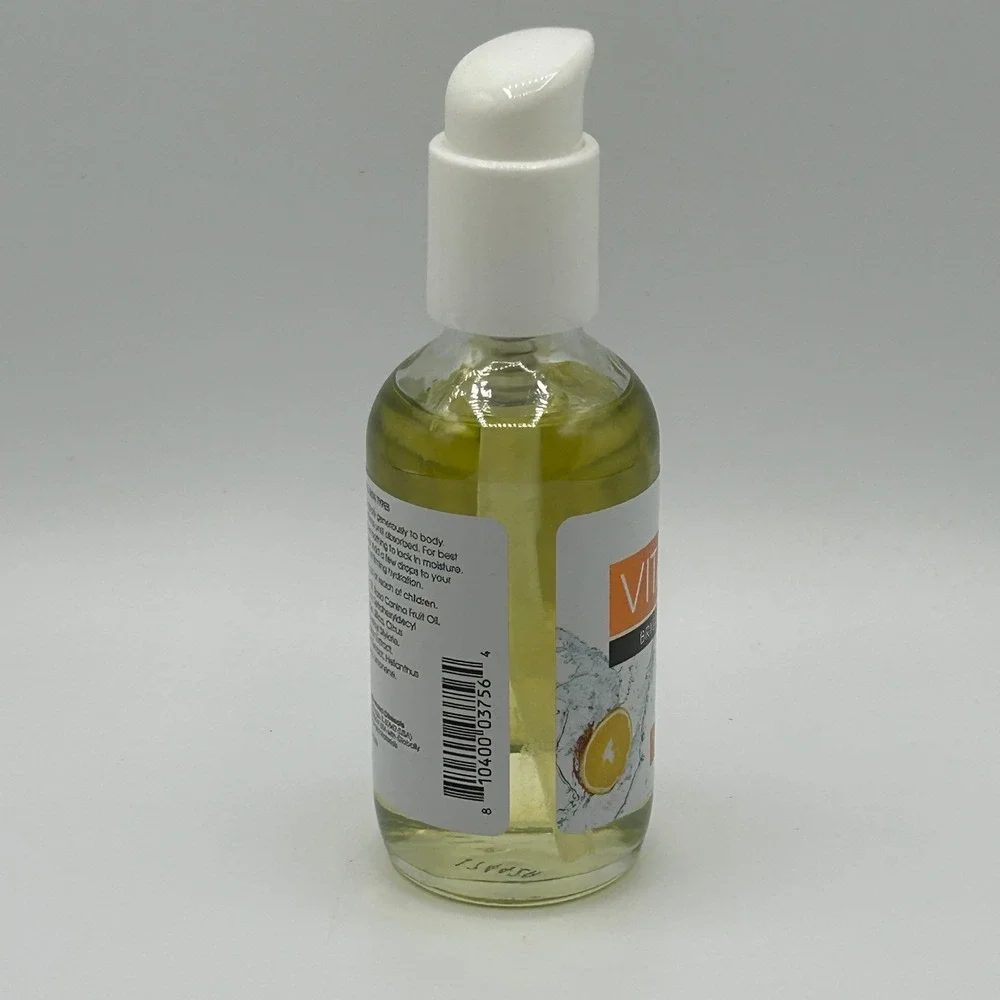 Advanced Clinicals Vitamin C Brightening Body Oil 3.8 fl oz NWOB Hydrate Massage